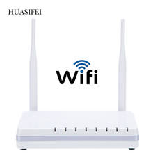 HUASIFEI-enrutador wifi inalámbrico de alta potencia de 300Mbps, + 3LAN 1WAN, Puerto RJ45, compatible con firmware SIP VOIP en varios idiomas 2024 - compra barato