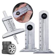 3Pcs Stainless Steel Tread Pattern Ruler Safety Tyre Ruler Height Depth Measure Tool (0-30mm + 0-50mm + 0-60mm) 2024 - buy cheap