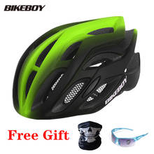 Bikeboy road bike helmet multicolor bicycle helmet men and women mountain bike cycling one-piece helmet Casco Bicicleta 2024 - buy cheap