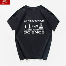 Camiseta con soporte para hombre, camisa divertida de ciencia, hip hop, Hipster, ropa de calle, harajuku 2024 - compra barato