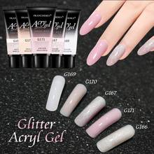 1PC Nail Extension UV Gel Nail Polish Glitter Sequins Soak Off UV Gel Varnish Painless Glitter Nail Mould Glue Quick Extension 2024 - buy cheap