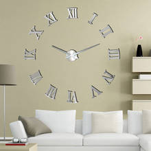 Decorative 3d Big Acrylic Mirror Wall Clock Acrylic Kitchen Quartz Clocks Stickers Modern Home Decoration Living Room Sticker 2024 - buy cheap
