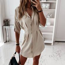 Summer White Pleated Tunic Women's Long Shirts Adjustable Sleeve Single Breasted Shirt Female 2021 Casual Ladies Office Clothes 2024 - buy cheap