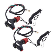 2pcs Universal Boat Outboard Engine Motor Kill Stop Switch - Safety Tether Lanyard Motorcycle Switches Accessories 2024 - buy cheap