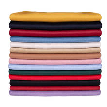 Largura 59 "cashmere dupla face da cor sólida como a tela pela meia jarda para o casaco blusão calças material 2024 - compre barato