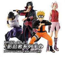 Bandai Original NARUTO Sakura Kakashi Gaara Naruto Action Figure Model Toys 2024 - buy cheap