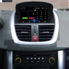 Leitor de DVD de navegação GPS para carro, para Peugeot 207 2008-2014, gravador de unidade principal estereofônico de automóvel, DSP Android 10.0 2024 - compre barato