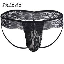 Mens Lingerie Gay Underwear for Sex Lace G-string Thongs Bikini Underwear Underpants Exotic Male Sex Costume 2024 - buy cheap