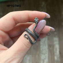 Rings for Men Women Punk Gothic Snake Dragon Silver Plated Ring Exaggerated Adjustable Chic Party Gift Jewelry Mujer Bijoux 2021 2024 - buy cheap