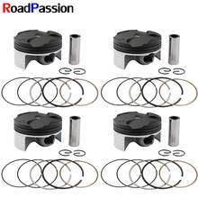 4Sets Motorcycle Accessories Cylinder Bore STD~+100 Size 67 67.5 68mm Piston Rings Full Kit For HONDA CBR600 F5 2003-2006 2024 - buy cheap