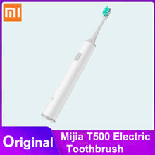 Электрическая зубная щетка Xiaomi Mijia T500, умная ультразвуковая зубная щетка для отбеливания зубов, вибратор, беспроводной очиститель для гигиены полости рта 2024 - купить недорого