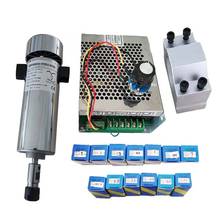 Air cooled 0.8kw DC110V 20000RPM CNC spindleMotor Kit ER11/ chuck 800W Spindle Motor + Power Supply speed governor For Engraving 2024 - buy cheap