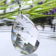 1pc Grid Clear Chandelier Glass Lamp Prisms Parts Hanging Drops Pendants 38mm L29K 2024 - buy cheap