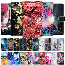 Cute Animals Leather Case on For Xiaomi Redmi Note 9T Redmi9 9 T Power Redmi9T Coque Magnetic Stand Wallet Flip Cover 2024 - buy cheap