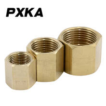 Free shipping All copper tubes are internally connected with hexagonal through-core inner wire butt joint pneumatic joint 2024 - buy cheap