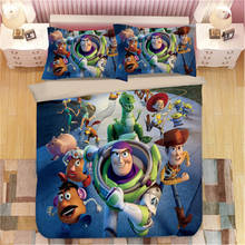 Toy Story Sherif Woody Buzz Lightyear bedding set Children Cartooon Adult duvet cover bedroom decora boys single queen king size 2024 - buy cheap