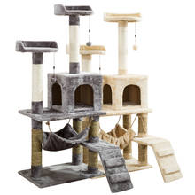 Large Cat Climbing Frame  Litter  Tree One Sisal Column  Shelf  Jumping   Scratching Board  Toy  Villa 2024 - buy cheap