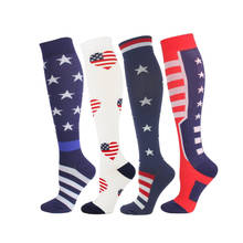 3 Pairs/Cycling Socks Professional Sport American Pro Team Road Bike Racing Socks Outdoor Compression Running Hiking Socks 2024 - buy cheap