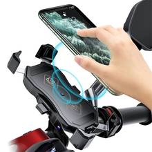 4.7-7 inch Phone Holder Motorcycle QC3.0 Wireless Charger Handlebar Bicycle Bracket Quick Charge USB Charger GPS Mount Bracket 2024 - купить недорого