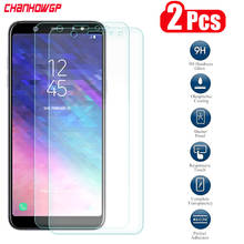 2pcs cover Tempered Glass For Samsung Galaxy A6 2018 A600 Screen Protector For Samsung Galaxy A6 Plus 2018 A605 Protective Film 2024 - buy cheap