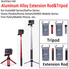 Insta360 One X2 Extension Rod Smartphone Holder Tripod Handheld Retractable Selfie Stick for GoPro/OM 4/Osmo Action/Pocket2/OneR 2024 - buy cheap