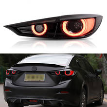 DNO LED Taillight For Mazda 3 Sedan 2014 2015 2016-2018 Axela Rear Running Lamp Brake Reverse Dynamic Turn Signal Car Tail Light 2024 - buy cheap