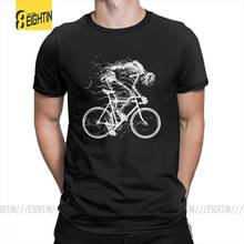 Ride Like Hell Skeleton Skull Bike Cycle T-Shirt 100% Cotton Tees for Men Short Sleeves T Shirts Vintage Amazing Round Neck 2024 - buy cheap