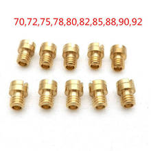 10X New M4 Round Head Main Jet 4mm For GY6 PZ19 139QMB Scooter 50cc Carb 70-92 High Quality And Brand New Motorcycle Main Jets 2024 - buy cheap
