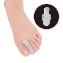 Silicone Gel Hallux Valgus Straightener Toe Separator Pedicure Foot Fingers Protector Bone Thumb Orthotics Bunion Corrector 2024 - купить недорого