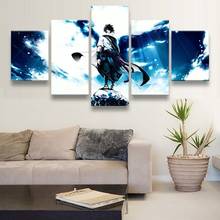 Pintura de Anime Naurto, póster Sasuke, papel tapiz para decoración de dormitorio, pegatinas de pared, lienzo, pinturas artísticas, murales, decoración del hogar, regalos 2024 - compra barato