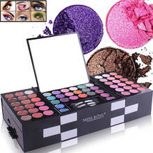Conjunto de maquiagem com 142 cores, paleta profissional de cosméticos com glitter, pó, batom, blush, maquiagem 2024 - compre barato