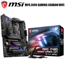 100% New MSI MPG Z490 GAMING CARBON WiFi Motherbaord LGA 1200 PCI-E 4.0 M.2 DDR4 Original Desktop Z490 Mainboard 1200 DDR4 Z490 2024 - buy cheap