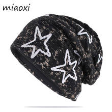 Top Fashion New Adult Men Women Spring Autumn Warm Beanies Skullies Casual Girl Big Star Unisex Bone Hip Hop Outdoor Gorras 2024 - buy cheap