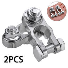 1pair Zinc Alloy Conductivity Universal Positive Negative Car Battery Terminals Clamp Connector For Auto Motocucle Boat 2024 - buy cheap