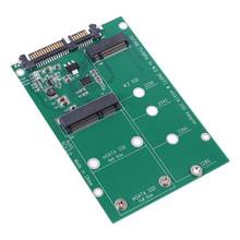 Msata & m.2 (b-key ngff) 2 em 1 tamanho múltiplo ssd para sata 3 iii conversor de adaptador 2024 - compre barato