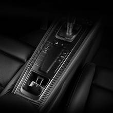 LHD Real Carbon Fiber Car Central Console Gear Shift Frame Interior Door Panel Trim For Porsche 982 718 Boxster Cayman 2016-2018 2024 - buy cheap