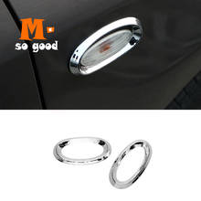 Trim Car Styling Kit Sticker Accessories for Nissan Qashqai Dualis 2010 2011 2012 2013 Chrome Side Light Turn Signal Lamp Cover 2024 - buy cheap