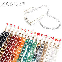 Kasure Fashion Glasses Chain for Women Acrylic Sunglasses Chains Lanyard Straps Cords Chic Eyeglasses Holder Neck Chains Rope 2024 - buy cheap