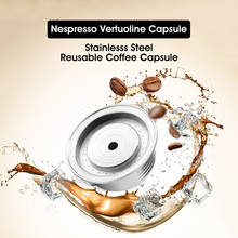 Для Nespresso Vertuoline кофе капсулы богатые Crema Pod из нержавеющей стали кофе фильтр многоразовые чашки кухонный инструмент 2024 - купить недорого