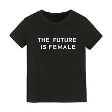 Camiseta estampa o futuro para mulheres, camisa para meninos e meninas, roupas para crianças pequenas e engraçadas 2024 - compre barato