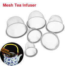 Filtro de chá de aço inoxidável reutilizável do infuser do chá da malha do filtro da especiaria da folha de chá da filtragem infuser do chá 2024 - compre barato