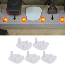 5Pcs UK Power Socket Outlet Mains Plug Cover Baby Child Safety Protector Guard 2024 - buy cheap