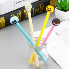 24 pcs Simple creative new Halloween funny gel pen student cartoon black prize material escolar papelaria Office Supplies 2024 - buy cheap