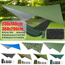 Tourism 5-8 people outdoor camping tent sun awning rain awning tent single layer hiking awning sunscreen park beach tent 2024 - buy cheap