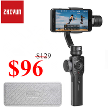 Zhiyun Smooth 4 3-осевой портативный смартфон сотовый телефон видеокамеры Стабилизатор для iPhone XS XR X, 8 Plus , 8, 7 Plus, 7, samsung S9 S8 S7 и экшн Камера 2024 - купить недорого