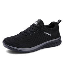 Homens sapatos casuais lac-up sapatos masculinos leve confortável respirável caminhada tênis tenis masculino zapatillas hombre yuj89 2024 - compre barato
