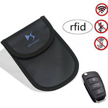 leather Car keys case bales shielding signal For DS SPIRIT DS3 DS4 DS4S DS5 DS 5LS DS6 DS7 WILD RUBIS Car Accessories 2024 - buy cheap