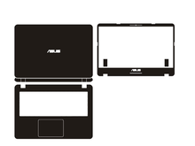 Laptop Carbon Fiber Vinyl Skin Sticker Cover For ASUS A407 A407M 2024 - buy cheap