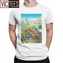 Dragon Quest T Shirt Men 100 Percent Cotton Tshirt Round Neck Xi Rpg Game Toriyama Games Warrior Slime s 2024 - buy cheap