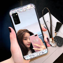 For Huawei Nova 8 7 6 SE Nova 7 Pro 7i Nova 5 4 5i Pro Nova 5T 4E 3 3i 3E 2i 2S 2Lite Mirror Rhinestone Makeup Female Case Coque 2024 - buy cheap